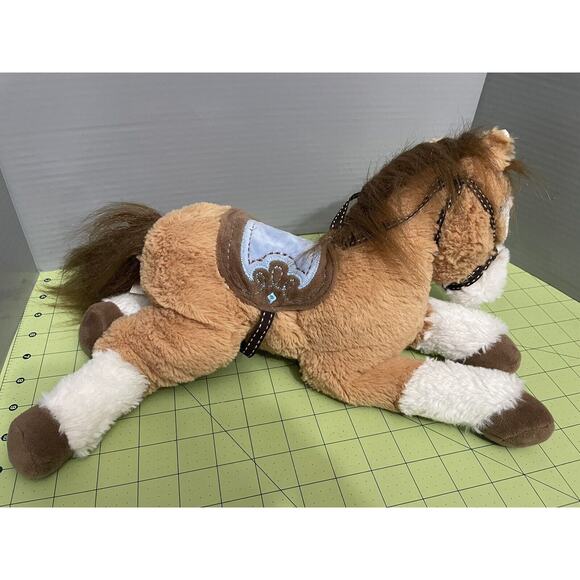 This & That Horse 12" Plush Stuffed Animal Resting Laying Down Soft Toy - Picture 5 of 7